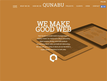 Tablet Screenshot of portfolio.qunabu.com